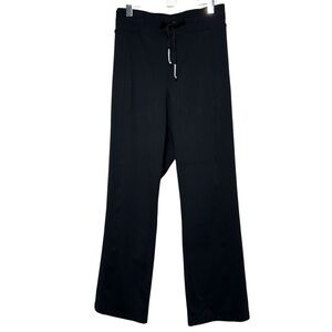 HYBA Black Wide Leg Lounge Pants 3X Athleisure Minimalist Travel Comfy